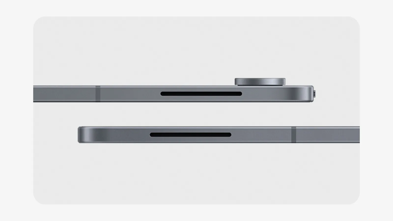 El perfil de la Galaxy Tab S12 Ultra y la Galaxy Tab S12+, con 5,1 mm de grosor en el modelo Ultra