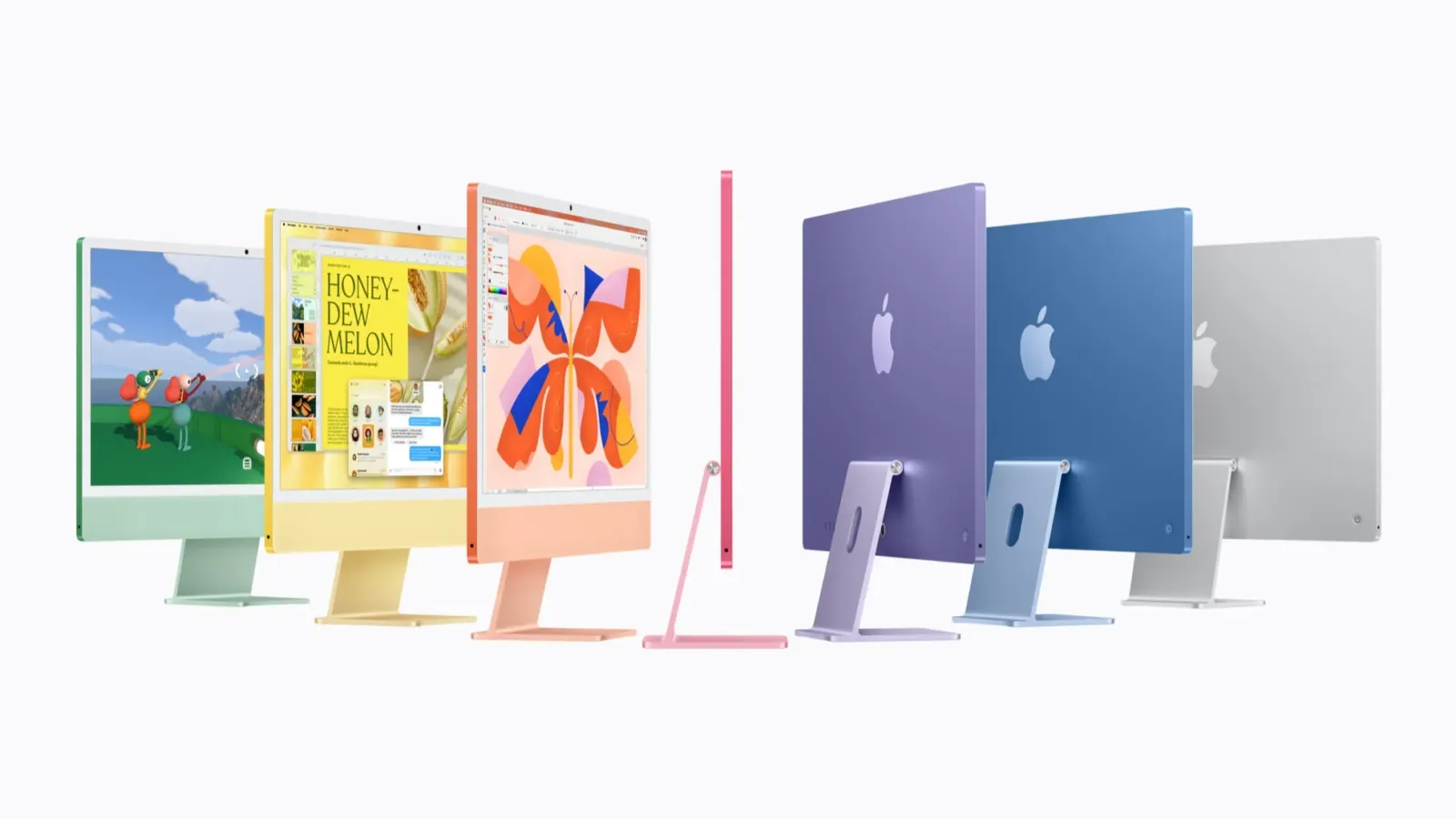 La nueva iMac con M6 en sus siete colores