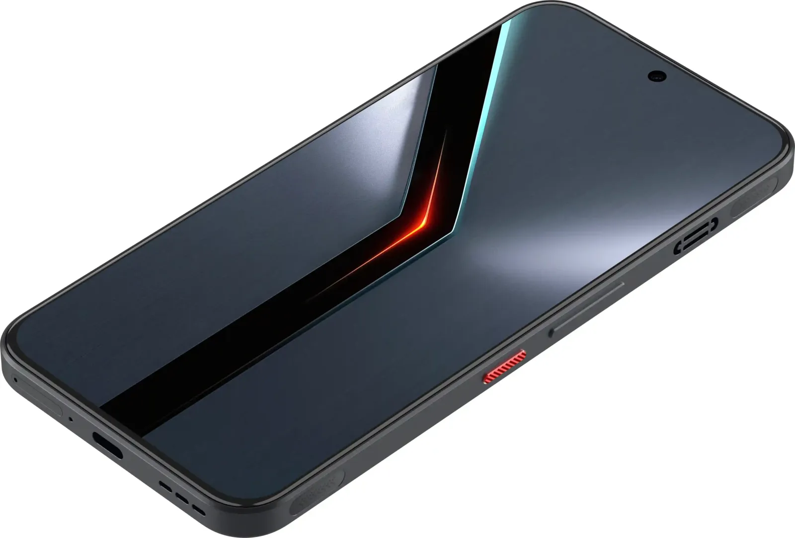 Frente del nubia Neo 5 GT 5G con su pantalla OLED de 6,8 pulgadas